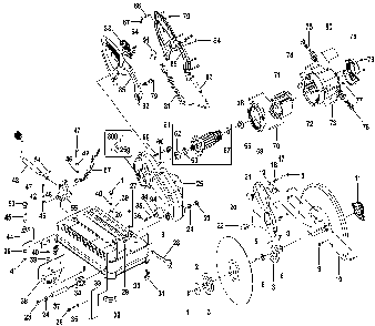 Exploded Diagram A Diagram and Parts List for PC14CTSW Type 1 Porter Cable Miter Saw